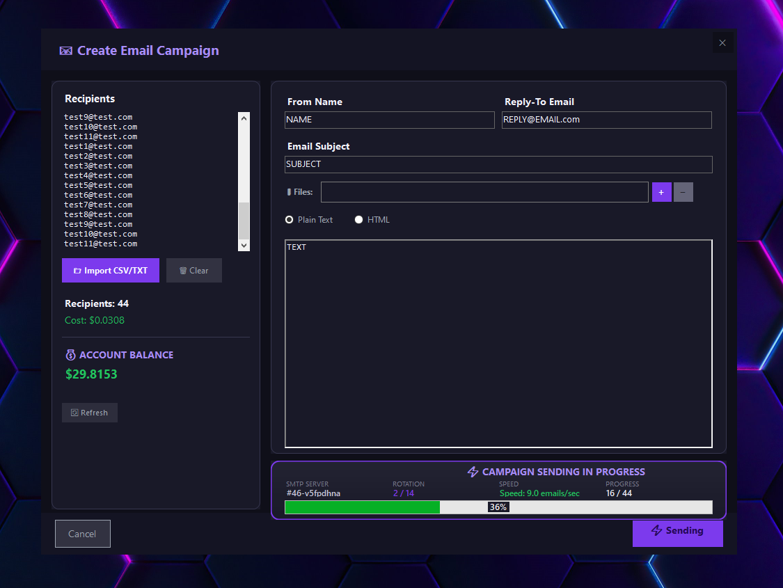 IRONSENDER - Professional Email Marketing Software